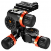 K&F CONCEPT Cabeça 3 Eixos Alumínio GD-3W