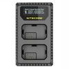NITECORE Carregador USB Duplo para Baterias NP-FW50