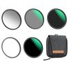 K&F CONCEPT Kit de Filtros Magnéticos GND8 + ND8 + ND64 + ND1000 82mm