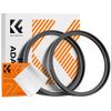 K&F CONCEPT Adaptador de Filtro Step-Up 72mm - 77mm + 2 Panos de Limpeza