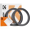 K&F CONCEPT Adaptador de Filtro Step-Up 72mm - 82mm + 2 Panos de Limpeza