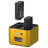 HAHNEL ProCube 3 Carregador Duplo para Baterias Nikon e Pilhas AA