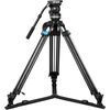 SIRUI Tripé de Carbono SQ75 com Cabeça de Fluida VHS-10