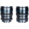 Sirui Kit Nightwalker 16mm e 75mm T1.2 S35 Micro 4/3 - Cinza