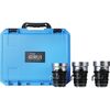 SIRUI Kit IronStar 35mm, 45mm, 60mm T1.9 Anamórficas 1.5x PL-Mount / Canon EF - Blue Flare