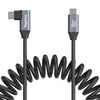 SMALLRIG 4792 Cabo Espiral USB-C Macho / USB-C Macho 35cm