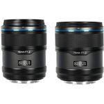 SIRUI Kit Sniper Series 16mm, 75mm f/1.2 Sony E - Preto