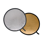 MANFROTTO Refletor Redondo Dobrável Prateado/Dourado 95cm