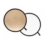MANFROTTO Refletor Redondo Dobrável Branco/Dourado Suave 76cm