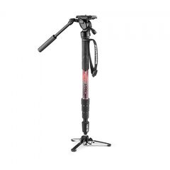 MANFROTTO Monopé Element MII MVMELMIIA4 com Cabeça Fluida - Vermelho