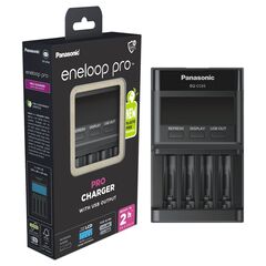 ENELOOP Pro Plastic FREE Carregador Profissional BQ-CC65 com LCD
