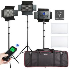 VILTROX Kit Triplo Iluminador LED VL-S192T Bicolor