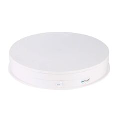 PULUZ Mesa Giratória 360º USB 30cm Branco