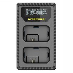 NITECORE Carregador USB Duplo para Baterias NP-FW50