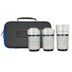SIRUI Kit Sniper Series 23mm, 33mm, 56mm f/1.2 AF- Fujifilm X (Branco)