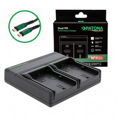 PATONA Carregador Dual PD Premium para LP-E6PATONA Carregador Dual PD Premium para LP-E6