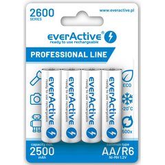EVERACTIVE Professional Line Pilha Recarregável AA 2600mAh - 4 unidades