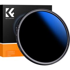 K&F CONCEPT Filtro Densidade Variável ND2-ND2000 NANO-C Series – 77mm