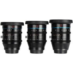 SIRUI Kit de 3 Objetivas 24mm / 35mm / 50mm Jupiter T2 FF Macro Cine EF-Mount