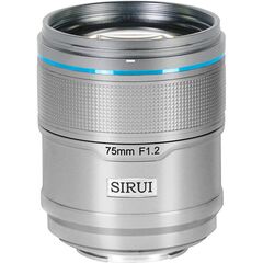 SIRUI Sniper 75mm f/1.2 Fujifilm X - Silver