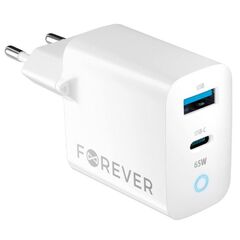 FOREVER Carregador USB-A + USB-C PD QC 65W