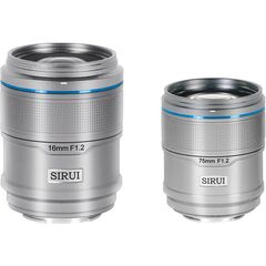 SIRUI Kit Sniper Series 16mm, 75mm f/1.2 Nikon Z - Cinza