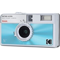 Câmera Fotográfica Analógica Half-Frame Reutilizável Ektar H35N - Azul