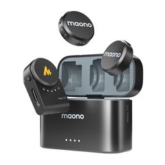MAONO Microfone Wireless WM650 A2 (2TX + 1RX + CX)