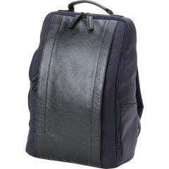 ARTISAN&ARTIST Mochila de Couro RR4-06C - Azul Marinho