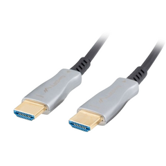 LANBERG Cabo Fibra Ótica HDMI Macho/Macho 2.0 4K - 80m
