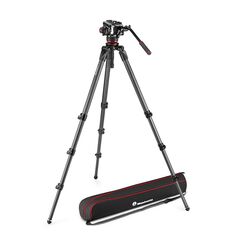 MANFROTTO Cabeça Esférica 504X com Tripé de Carbono de Perna Única 536