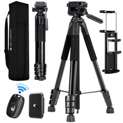 K&F CONCEPT Tripé S254A3 com Cabeça de Bola BV01