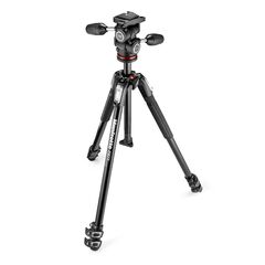 MANFROTTO Kit de Tripé de Alumínio 190X, 3 Seções, Cabeça Esférica de 3 Vias 804