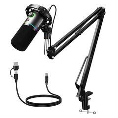 MAONO Microfone Dinâmico PD200XS - Preto