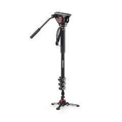 MANFROTTO Monopé MVMXPRO500 com Cabeça de Video Fluida MVH500AH e Base