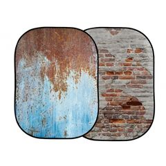 MANFROTTO Urban Fundo de Tecido Dobrável Rusty Metal/Plaster Wall 150x210cm