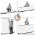 WALIMEX PRO Fundo Roll-Up 210x220cm - Branco
