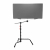 SHAPE Perna Deslizante 50.80cm com Suporte C de 13.33cm (Preto)