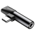 Adaptador USB-C para Jack 3.5mm e USB-C Fêmea