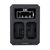 JJC Carregador USB Duplo para Baterias NP-FW50