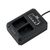 ​JJC Carregador USB Duplo para Baterias NP-FW50