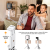 K&F CONCEPT Tripé Portátil com Selfie-Stick Bluetooth MS02 + Suporte Smartphone - Branco