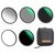 K&F CONCEPT Kit de Filtros Magnéticos GND8 + ND8 + ND64 + ND1000 82mm