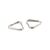 CARUBA Conjunto de Conectores Triangulares Split Ring