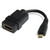 COLORCABLE Conversor Micro-HDMI Macho para HDMI Femea - 12cm