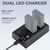 K&F CONCEPT Kit Carregador Duplo para Baterias LP-E17