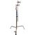 SAVAGE Kit C-Stand Aço Inoxidável 290cm com Braço Inclinável