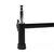 SAVAGE Kit C-Stand Aço Inoxidável 290cm com Braço Inclinável Preto