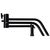 SAVAGE Kit C-Stand Aço Inoxidável 290cm com Braço Inclinável Preto