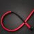 DEADCAMERAS Correia Slim - Vermelho e Preto/Dot Preto